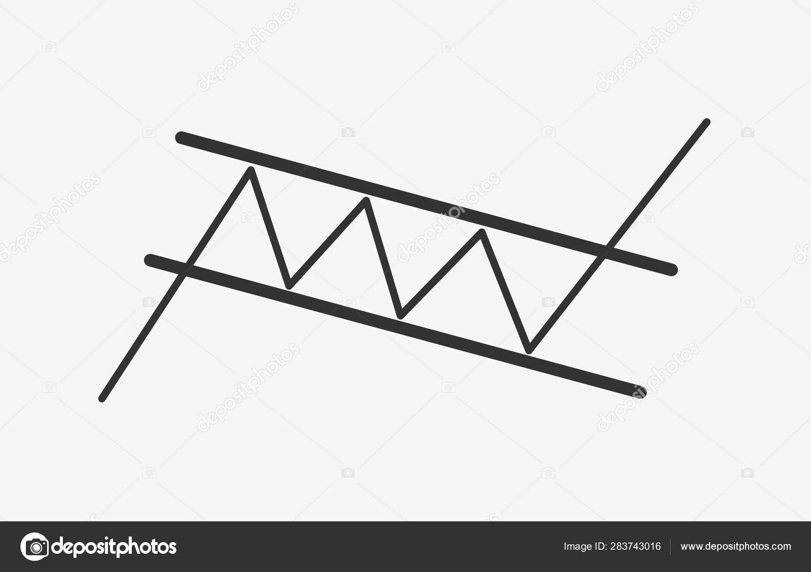 Bullish Rectangle Continuation Price Chart Pattern Vector Icon - 